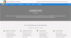 Desktop Screenshot of ambeone.com