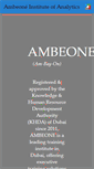 Mobile Screenshot of ambeone.com